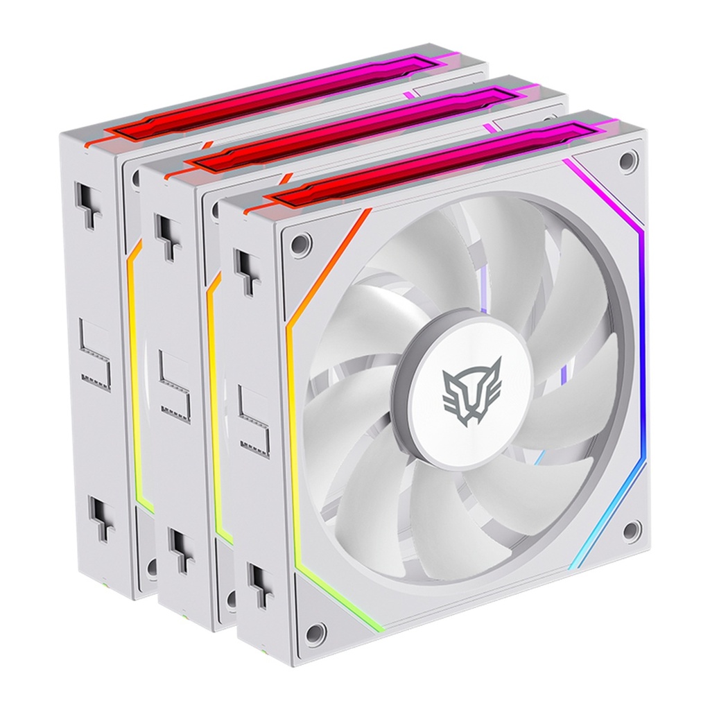 Kit 3 Ventiladores Balam Rush EOLOX LINK EXL95 Legend Series 120mm ARGB 800-1800 RPM 47.2 CFM