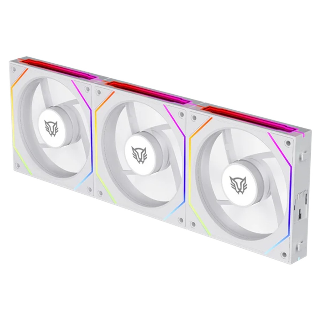 Kit 3 Ventiladores Balam Rush EOLOX BORA EXB85 120mm Azender Series ARGB 600-1800 RPM 48 CFM