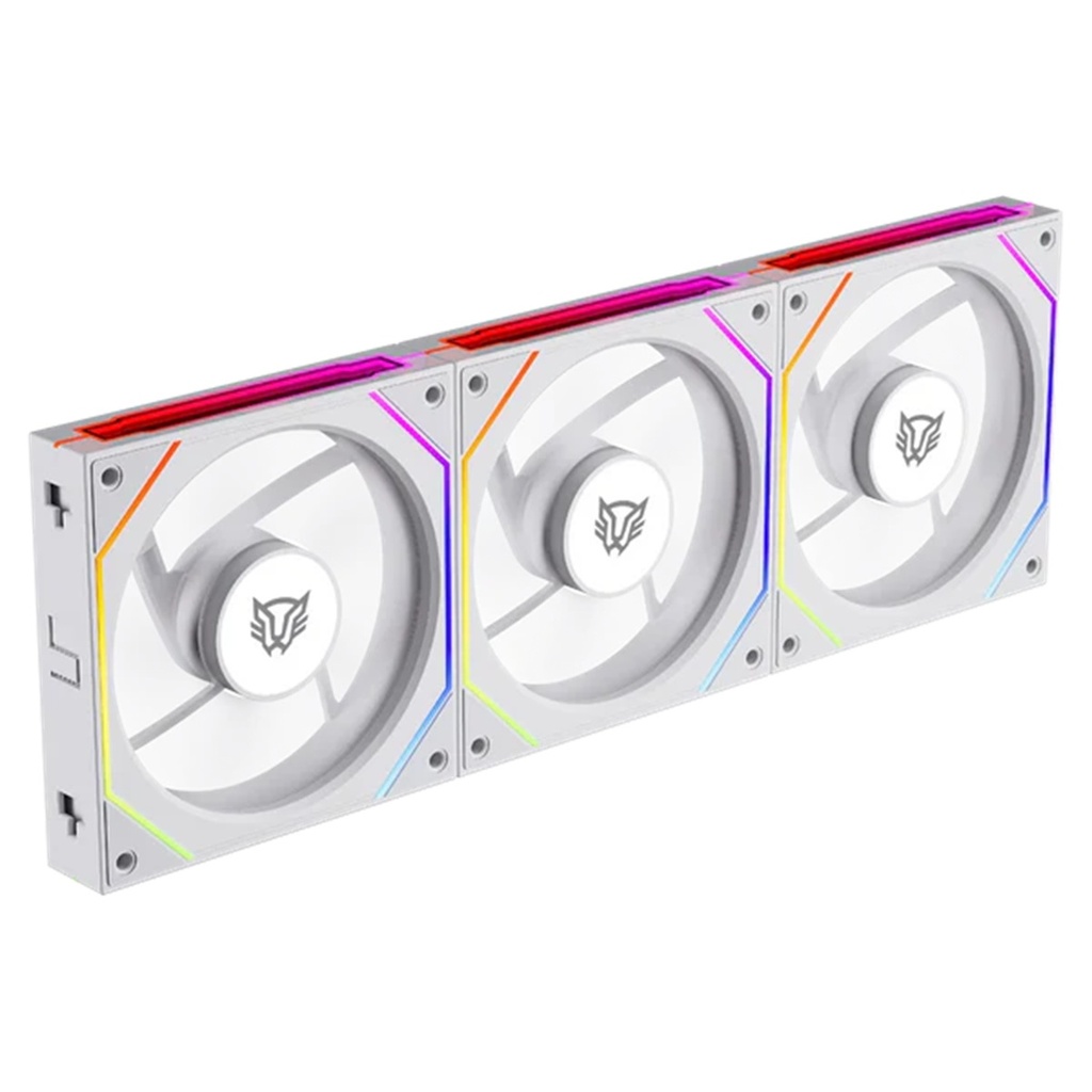 Kit 3 Ventiladores Balam Rush EOLOX BORA EXB85 120mm Azender Series ARGB 600-1800 RPM 48 CFM