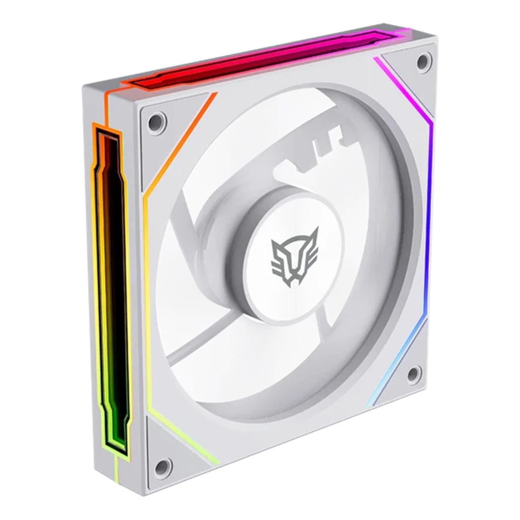 Ventilador Para PC Balam Rush Eolox Link EXL95 Diseño Cuadrado 120 mm 600-1800 RPM PWM 4 pin Aurea RGB Legend