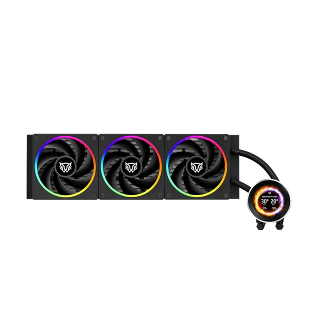 Enfriamiento Liquido Balam Rush Hydrox Expert HYX40 Display OLED Personalizable 2.1" 3x 120mm