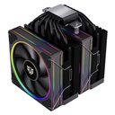 Enfriamiento de Aire Balam Rush Heliux Pro HEX75 Doble Disipador Display Digital ARGB TDP 270W