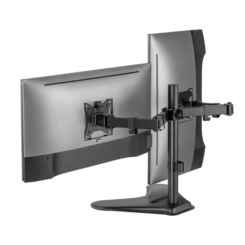 Soporte de Escritorio Acteck AC-939683 Para 2 Monitores 17"-32" Hasta 18kg