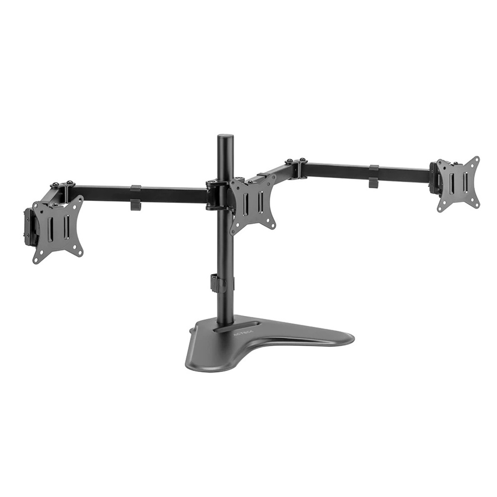 Soporte de Escritorio Acteck Para 3 Monitores 17"-27" Hasta 21kg