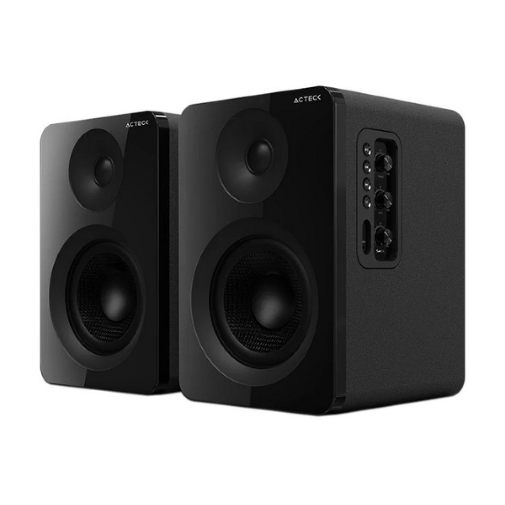 Bocinas Acteck Dynamic Exact R BS700 Sistema 2.0 Potencia 50 W Diseño Estudio