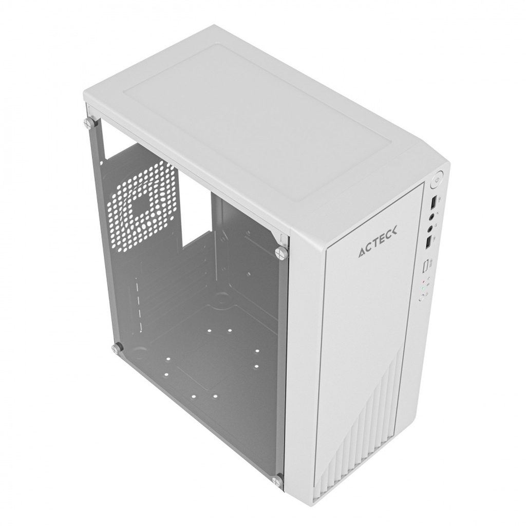 Gabinete Acteck Kioto GC220 Mini-Tower, Micro-ATX/Mini-ITX USB 2.0 Fuente 500W sin Ventiladores Instalados