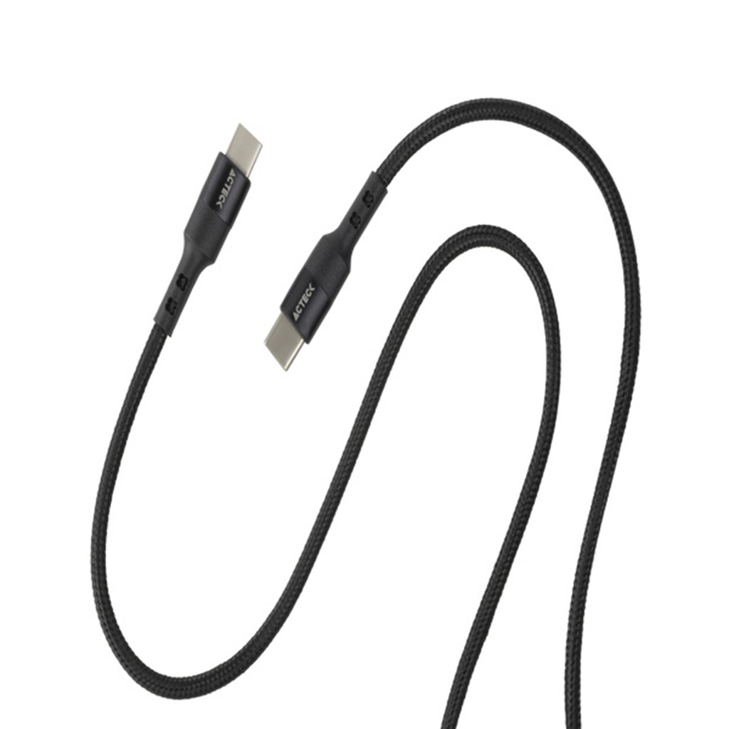 Cable USB C Acteck AC-934855 USB C Macho - USB C Macho 1.8 Metros