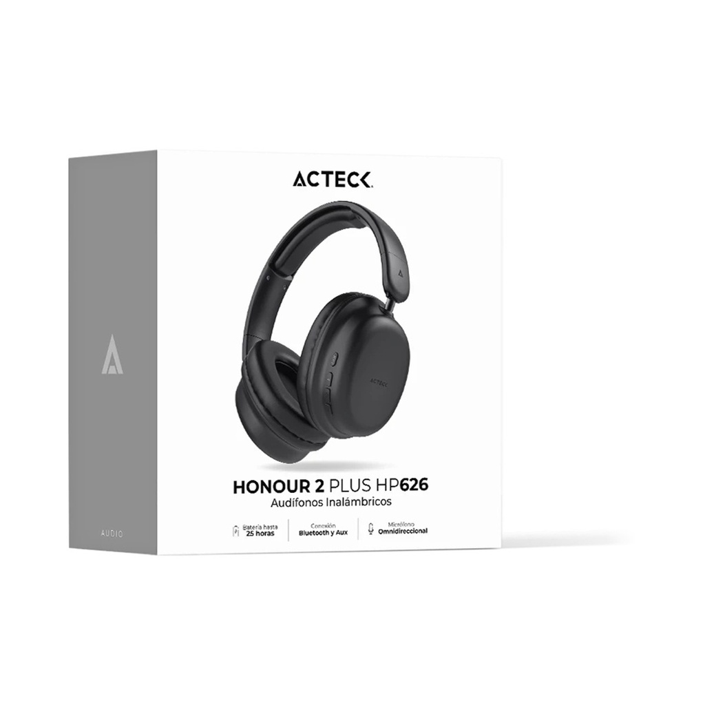 Audífonos con Micrófono Acteck Honour 2 Plus HP626 Bluetooth Alámbrico/Inalámbrico USB C