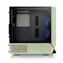 Gabinete Thermaltake Ceres 300 TG ARGB Matcha Green Midi-Tower ATX/EATX/Micro-ATX/Mini-ITX USB 3.0 sin Fuente 3 Ventiladores Instalados