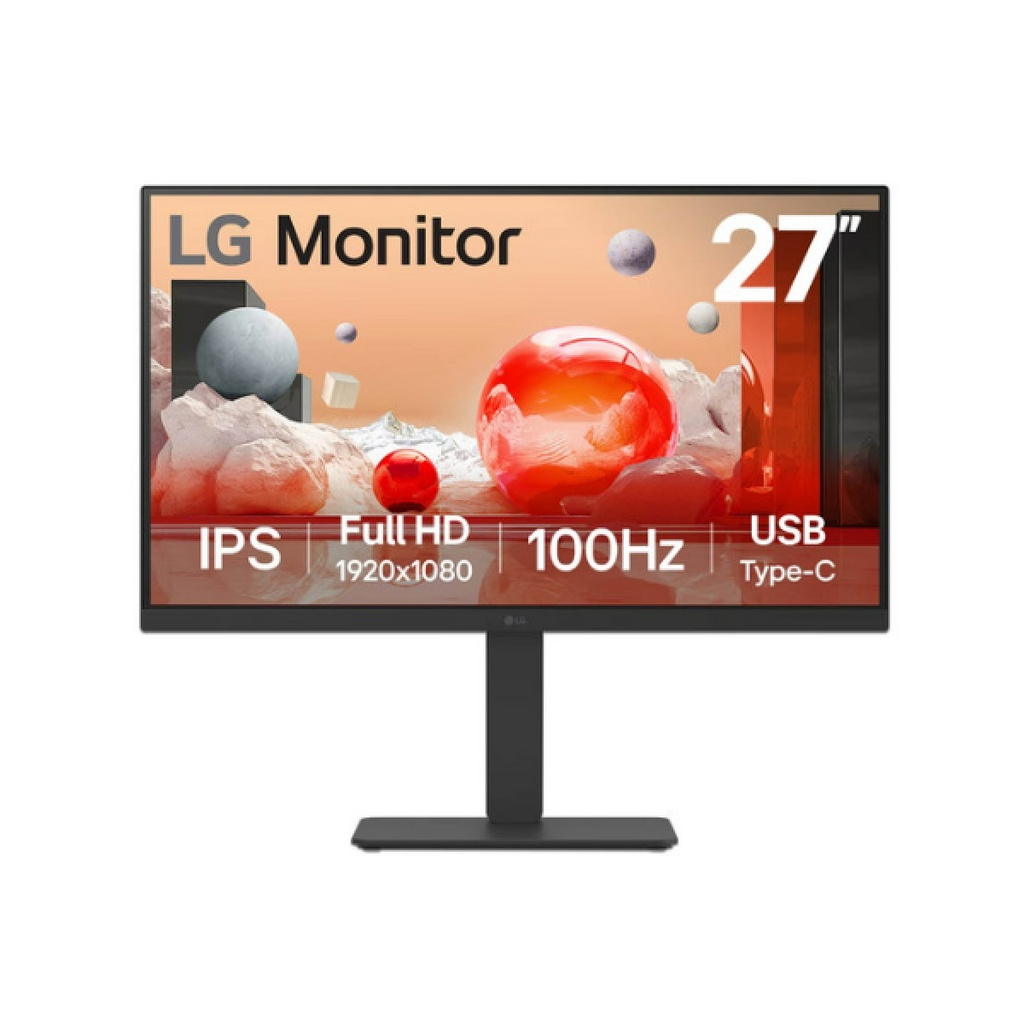 Monitor LED LG 27BA650-B 27" Resolución 1920x1080 Full HD 1080p 5 ms 