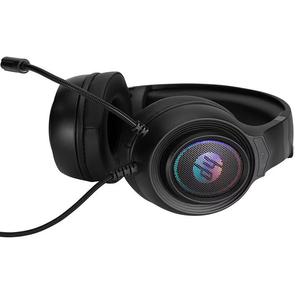 Audífonos Estéreo HP DHE-8008U Para Juegos con Luz RGB USB