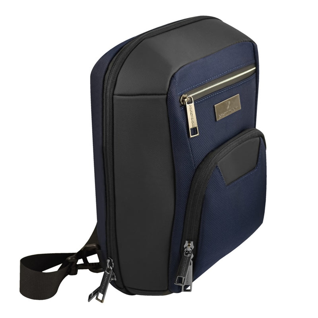 Mochila Crossbody Para Tablet 10.8" Perfect Choice PC-085010 De Poliéster 