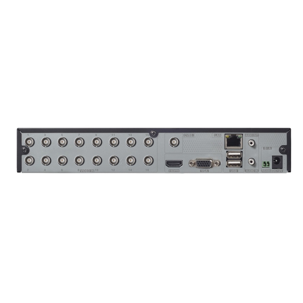 DVR de 16 Canales AHD + 8 Canales IP Provision ISR SH-16200A5N-5L(MM) Para 1 Disco Duro máx. 6TB 2x USB 2.0 1x RJ-45 