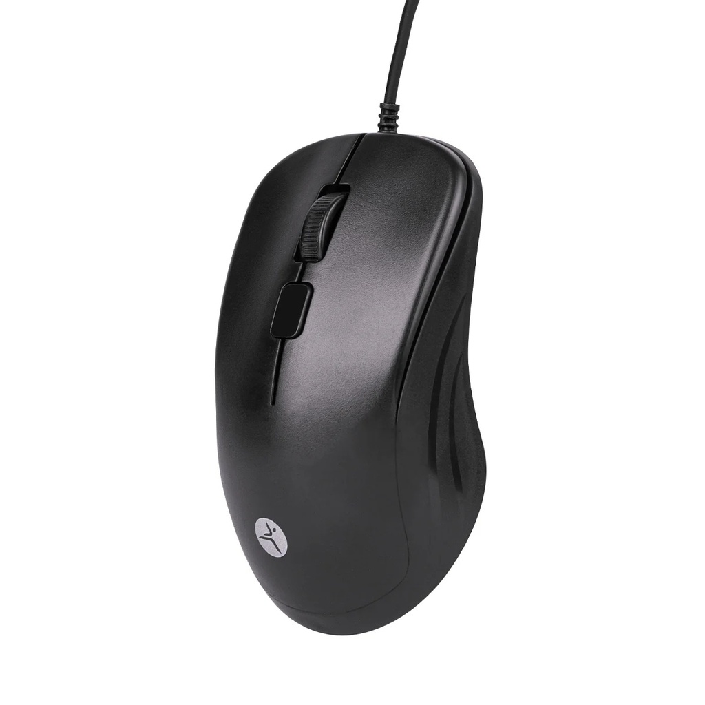 Mouse Óptico Alámbrico TechZone TZACMOA01 Hasta 1200 DPI 3 Botones