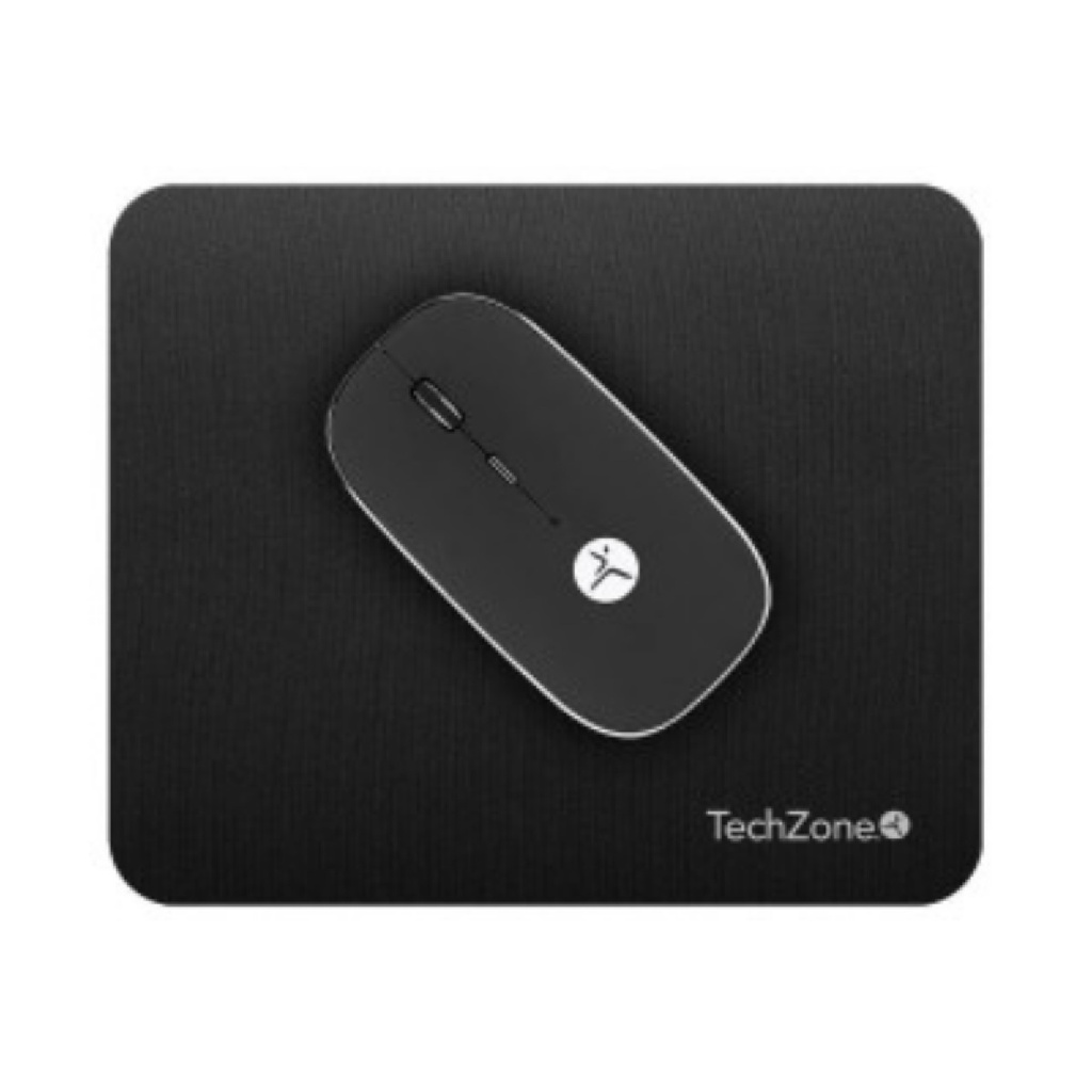 Mouse Inalambrico Techzone TZACMOI30 1200 DPI Recargable USB Con Mousepad
