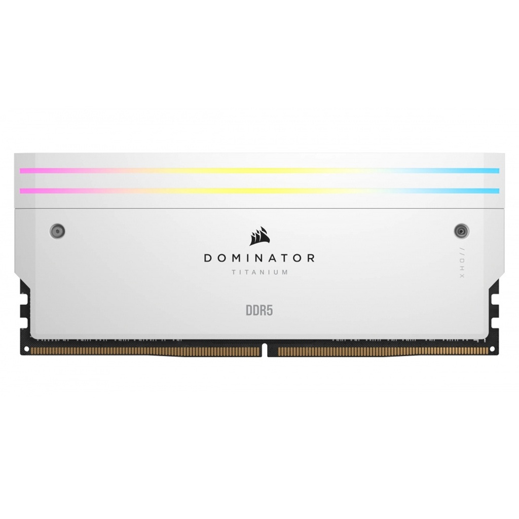 Kit Memoria RAM Corsair Dominator Titanium RGB DDR5 6400MHz 64GB 2x 32GB CL32 XMP 