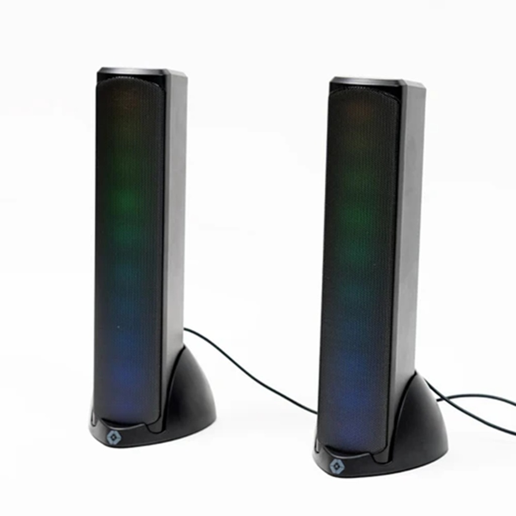 Bocinas Gamer Perfect Choice RGB Bluetooth 3.5mm Estéreo 2.0