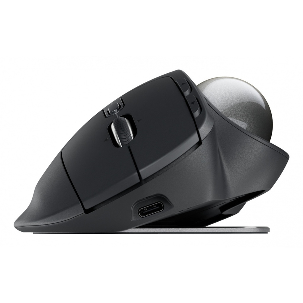 Mouse Ergonómico Logitech MX Ergo S Óptico 2.048DPI RF Inalámbrico Bluetooth