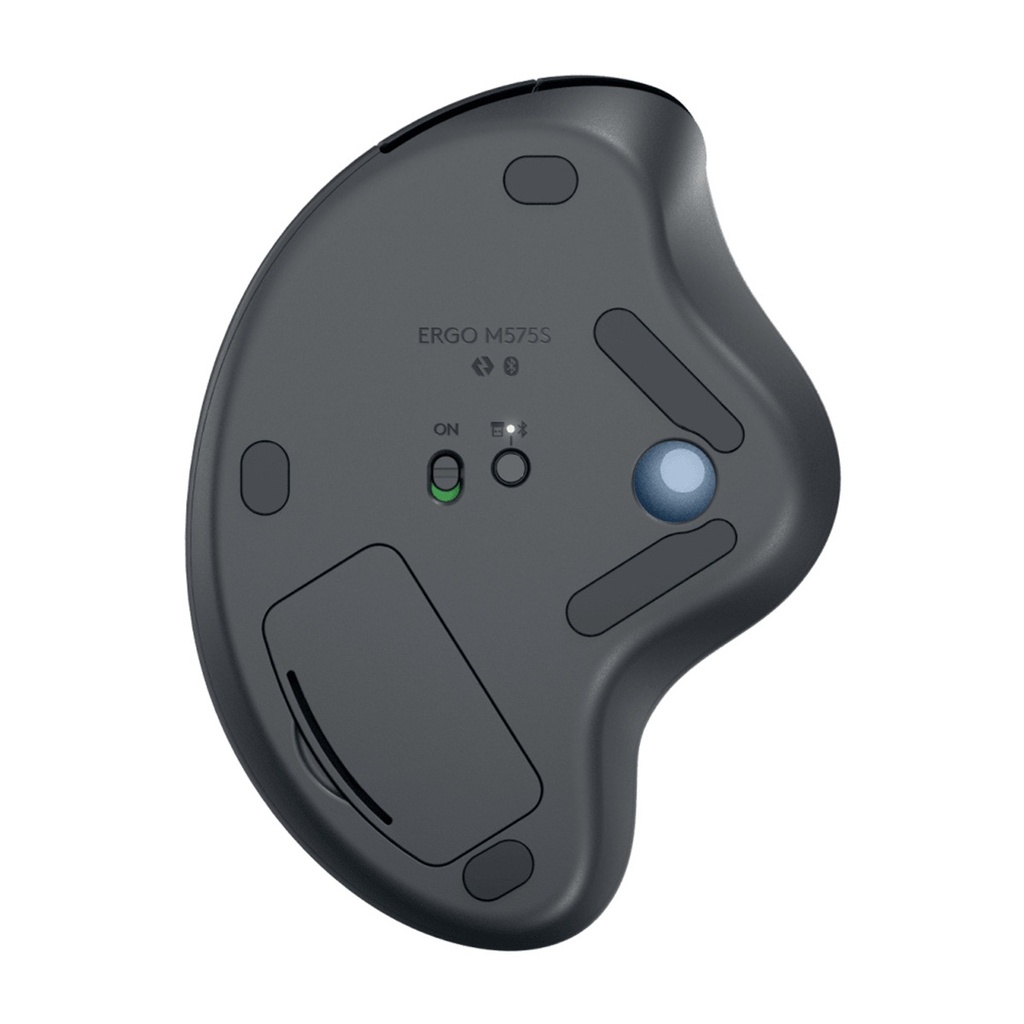 Mouse Ergonómico Logitech M575 S Trackball Trackball 2.000DPI RF Inalámbrico Bluetooth