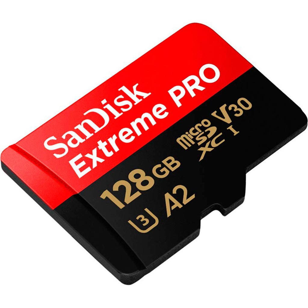 Memoria Flash SanDisk Extreme Pro 128GB MicroSDXC UHS-I Clase 10 Con Adaptador 
