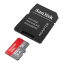Memoria Flash Sandisk Ultra, 512GB MicroSDXC UHS-I Clase 10 Con Adaptador