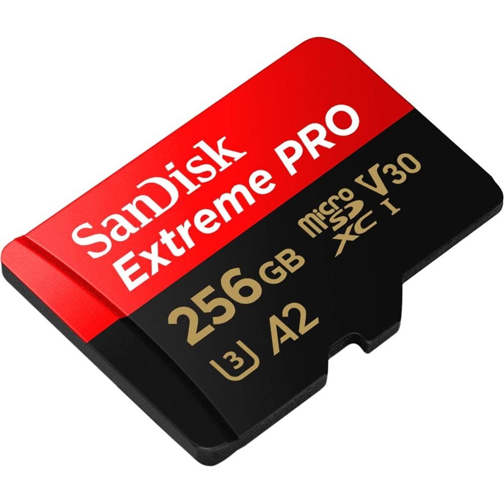 Memoria Flash SanDisk Extreme Pro, 256GB MicroSDXC UHS-I Clase 10, con Adaptador 
