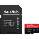 Memoria Flash SanDisk Extreme Pro, 256GB MicroSDXC UHS-I Clase 10, con Adaptador 