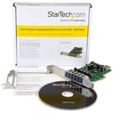 Tarjeta PCI Express StarTech PEXUSB3S7 7 Puertos USB 3.0 SATA 5 Gbit/s 