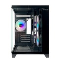 Gabinete Xzeal Cubo Cxi2 Soporta M-atx/itx Cristal Templado 3x Ventiladores ARGB