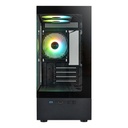 Gabinete xzeal x-zynergy m-atx/itx xzgazny1b espacios pci 4 espacios de expansión rgb - negro