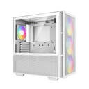 Gabinete DeepCool CH560 Midi-Tower ATX/EATX/Micro-ATX/Mini-ITX USB 3.0 Sin Fuente 4 Ventiladores Instalados