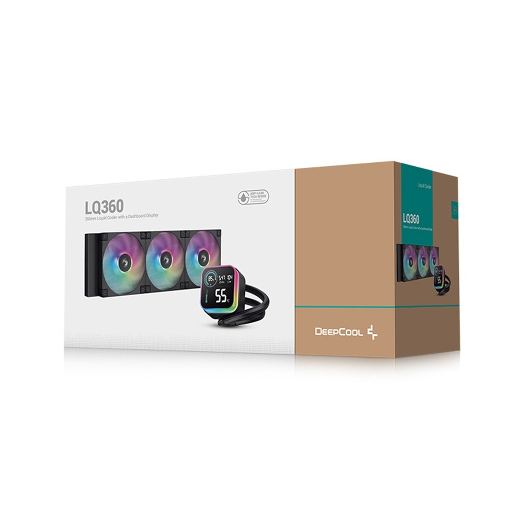 Enfriamiento Líquido Para CPU DeepCool LQ360 3x120mm Hasta 2400RPM