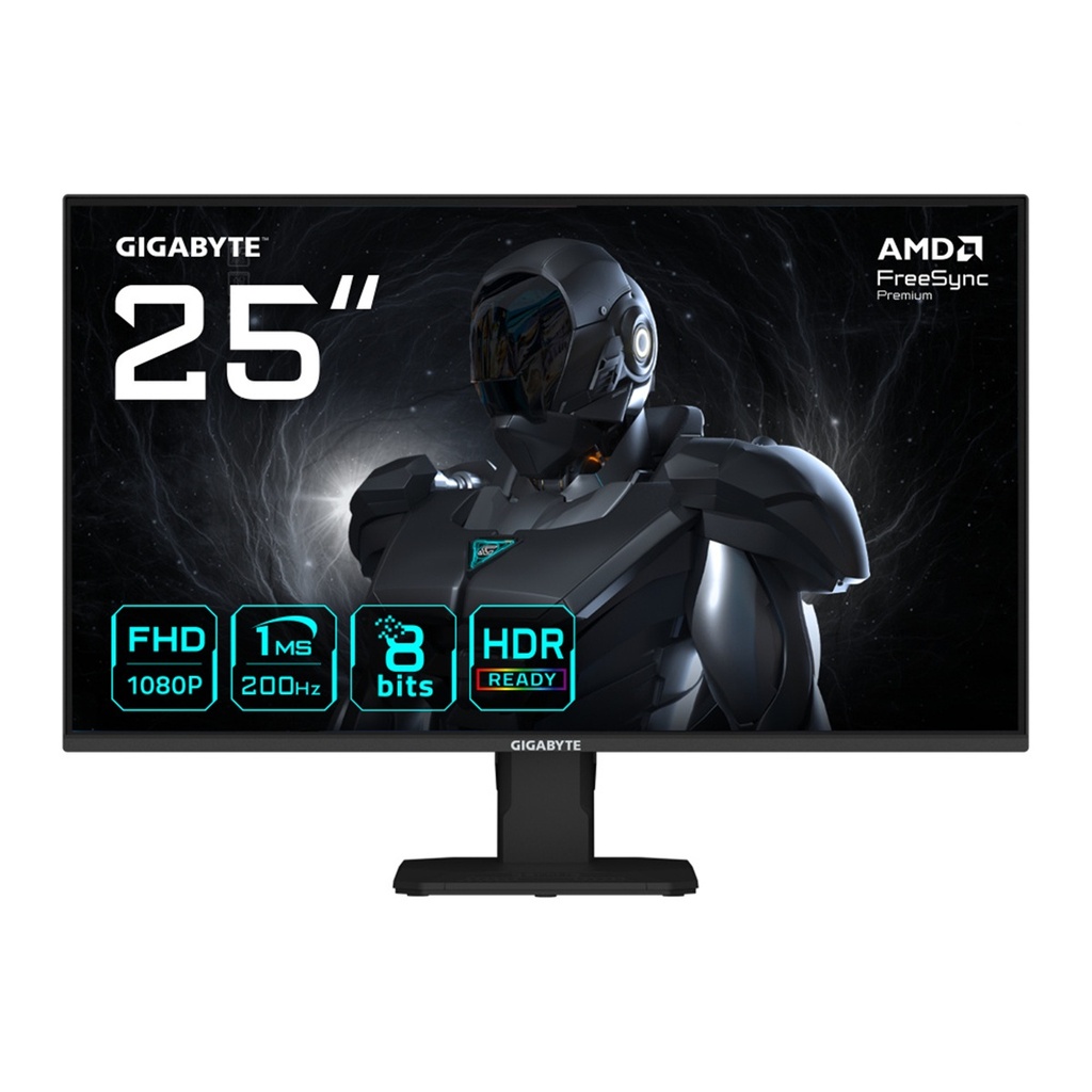 Monitor Gamer Gigabyte GS25F2 LED 24.5" Full HD 200Hz HDMI/DisplayPort Bocinas Integradas