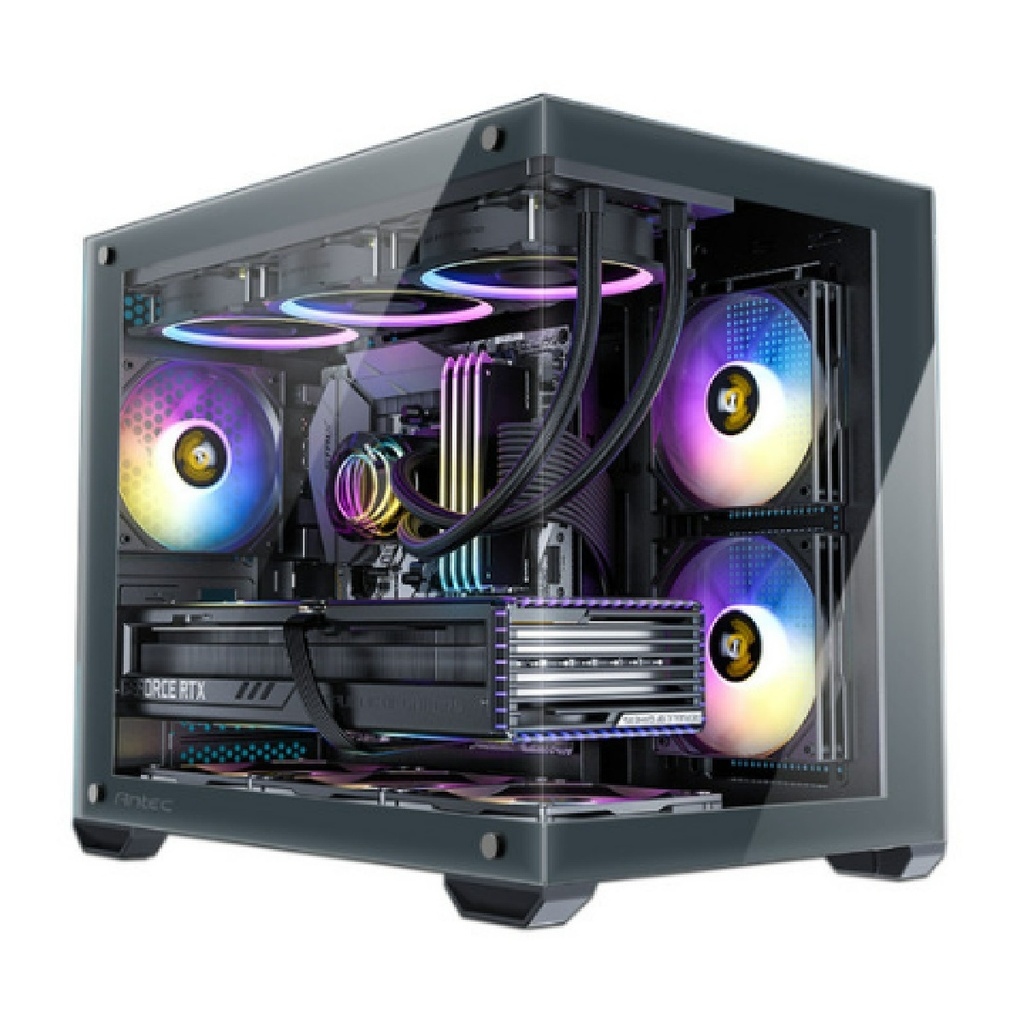 Gabinete Antec CX600M ARGB Micro-ATX ITX Sin Fuente