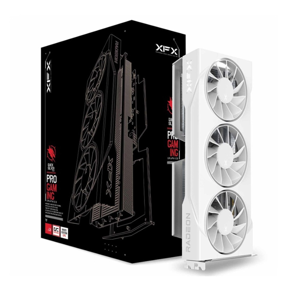 Tarjeta De Video XFX Swift RX9060XT OC 16GB GDDR6 1900MHz 2x DisplayPort HDMI