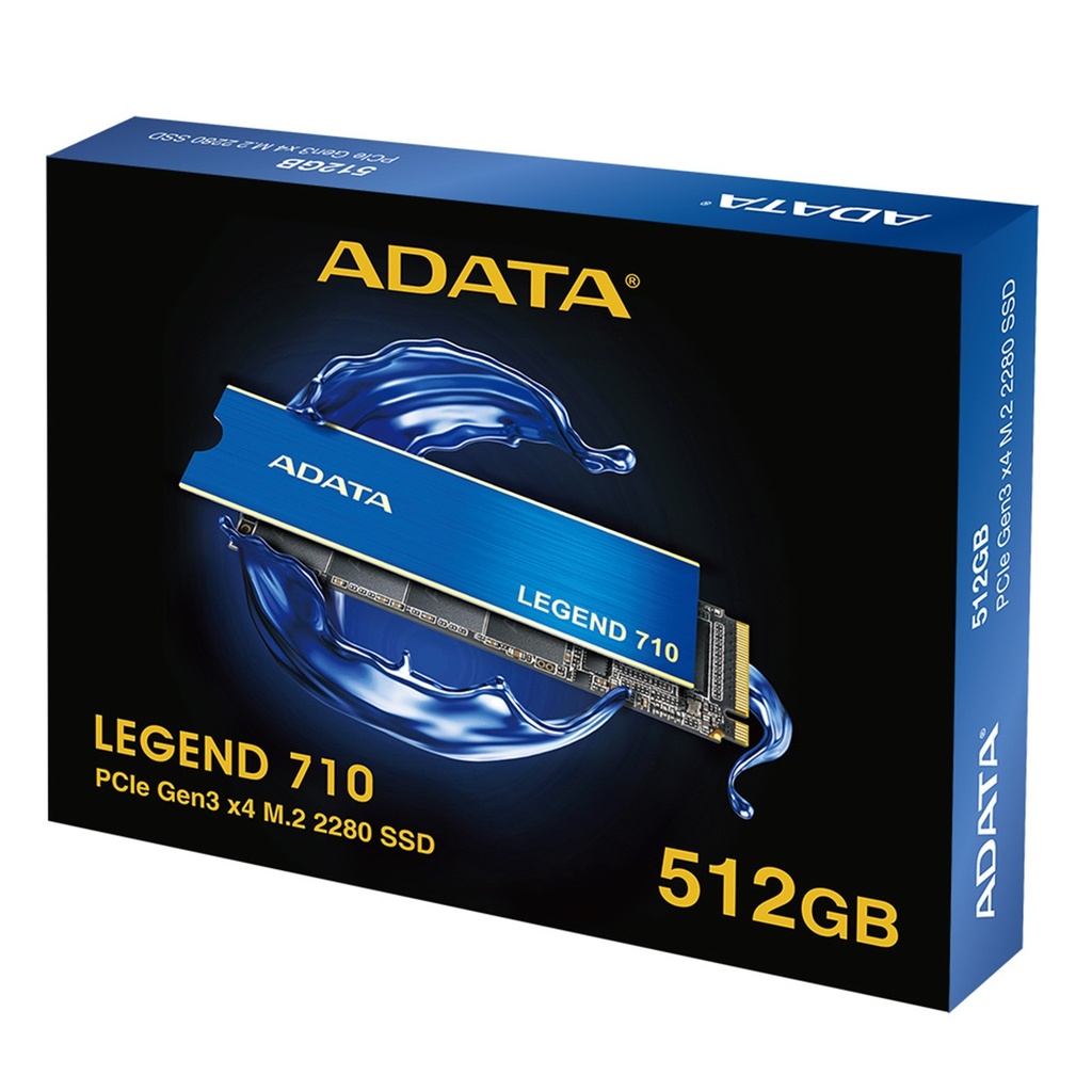 Unidad De Estado Solido SSD Adata Legend 710 NVM 512 GB M.2 2280 PCI Express 3.0