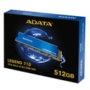 Unidad De Estado Solido SSD Adata Legend 710 NVM 512 GB M.2 2280 PCI Express 3.0
