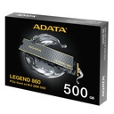 Unidad De Estado Solido SSD Adata Legend 860 500 GB M.2 3000 Mb/s Escritura 5000 Mb/s Lectura PCI Express 4.0