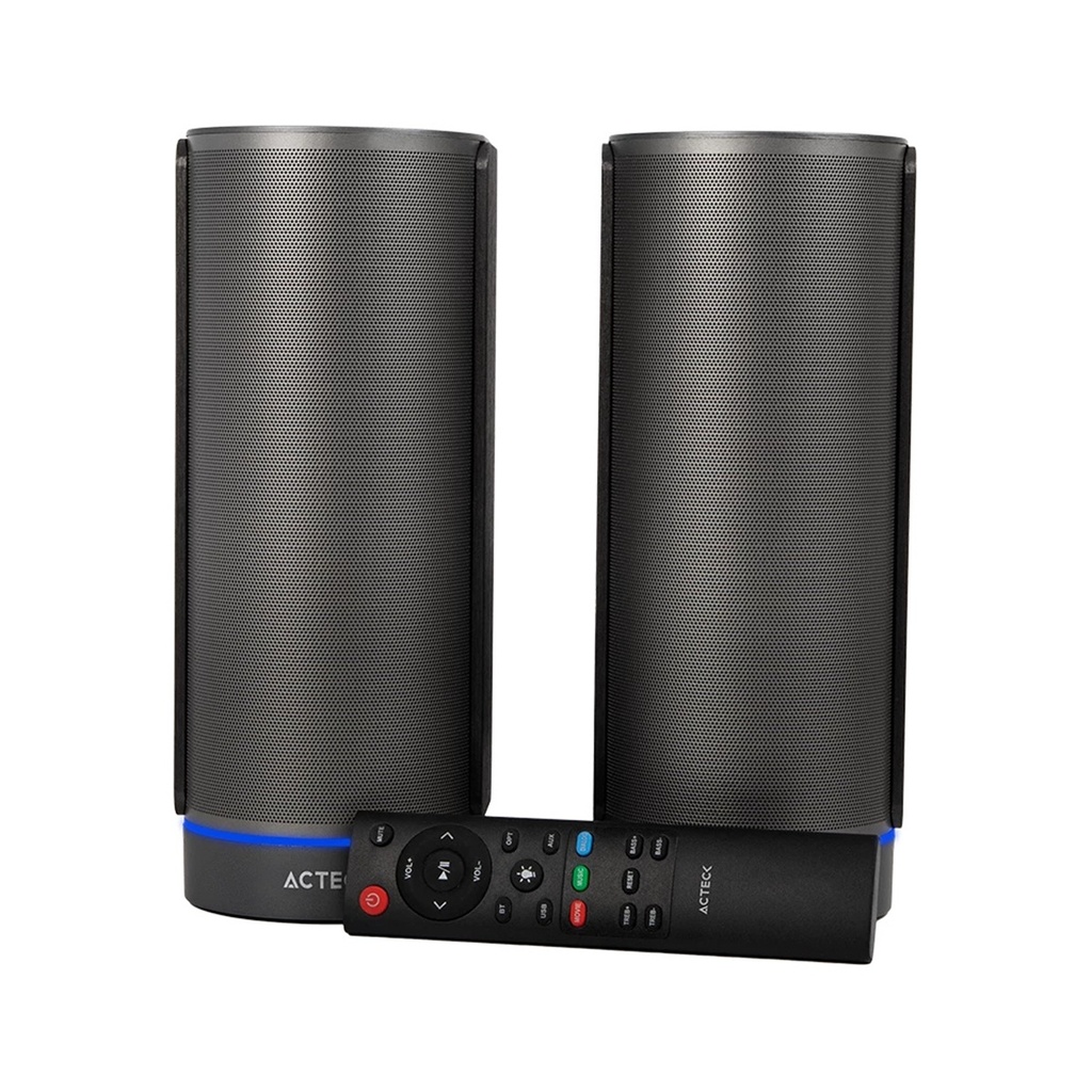 Bocina para Computadora Acteck Dynamic Exact X BS660 Alámbrico/Inalámbrico 2.0 Canales 50W RMS 2 Piezas