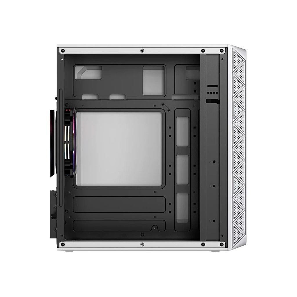 Gabinete Acteck Doom Pro Mesh GI730M Mini-Tower Micro-ATX/Mini-ITX USB 2.0/3.0 con Fuente 600W 3 Ventiladores 