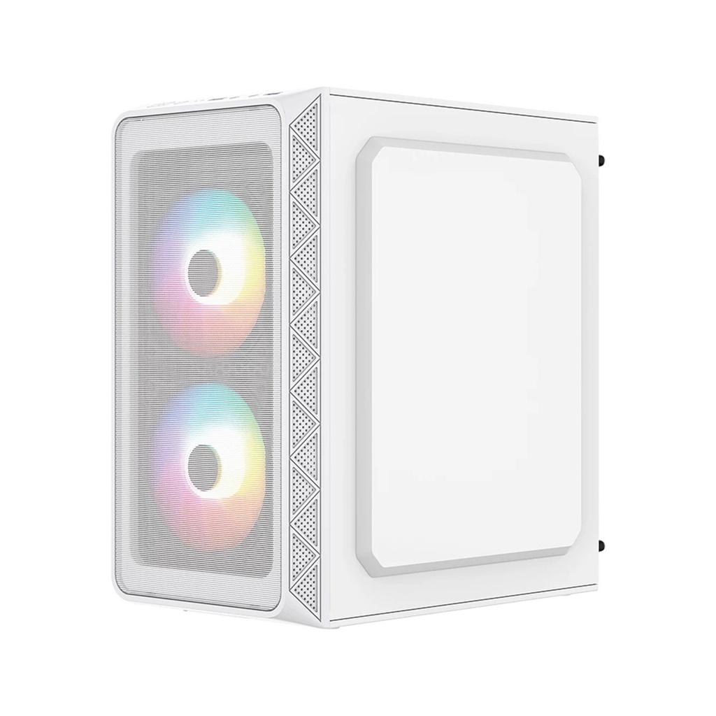 Gabinete Acteck Doom Pro Mesh GI730M Mini-Tower Micro-ATX/Mini-ITX USB 2.0/3.0 con Fuente 600W 3 Ventiladores 