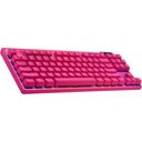 Teclado Mecánico Gamer Logitech PRO X 2 TKL LED RGB TKL Logitech GX Brown Inalámbrico USB/RF Bluetooth Inglés