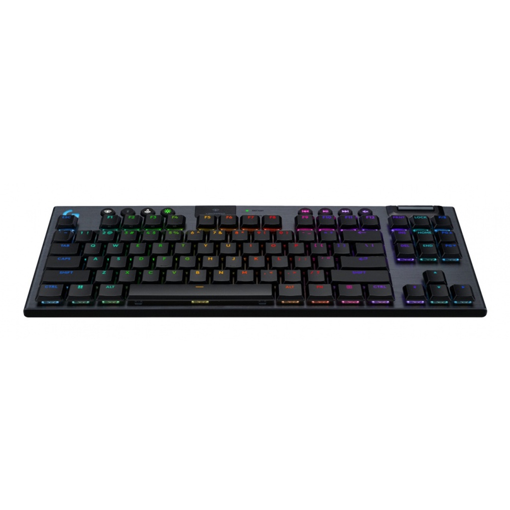 Teclado Mecánico Gamer Logitech G915 X LED TKL Logitech GL Tactile Inalámbrico USB/RF Inalámbrico Bluetooth Inglés