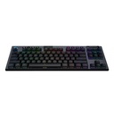 Teclado Mecánico Gamer Logitech G915 X LED TKL Logitech GL Tactile Inalámbrico USB/RF Inalámbrico Bluetooth Inglés