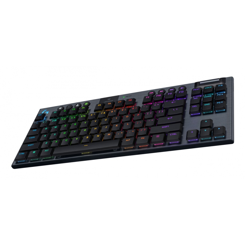 Teclado Mecánico Gamer Logitech G915 X LED TKL Logitech GL Tactile Inalámbrico USB/RF Inalámbrico Bluetooth Inglés