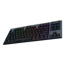 Teclado Mecánico Gamer Logitech G915 X LED TKL Logitech GL Tactile Inalámbrico USB/RF Inalámbrico Bluetooth Inglés