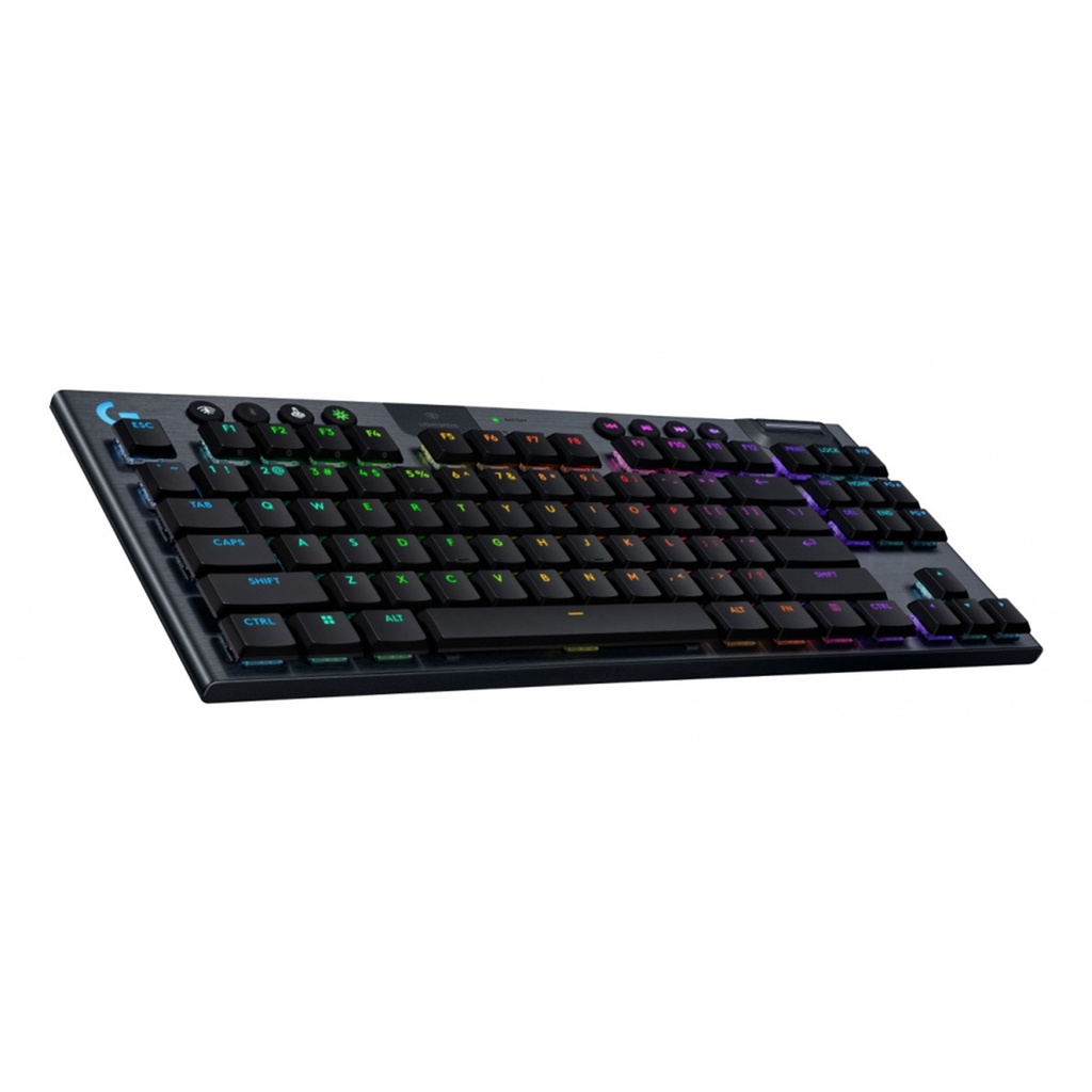 Teclado Mecánico Gamer Logitech G915 X LED TKL Logitech GL Tactile Inalámbrico USB/RF Inalámbrico Bluetooth Inglés