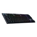 Teclado Mecánico Gamer Logitech G915 X LED TKL Logitech GL Tactile Inalámbrico USB/RF Inalámbrico Bluetooth Inglés