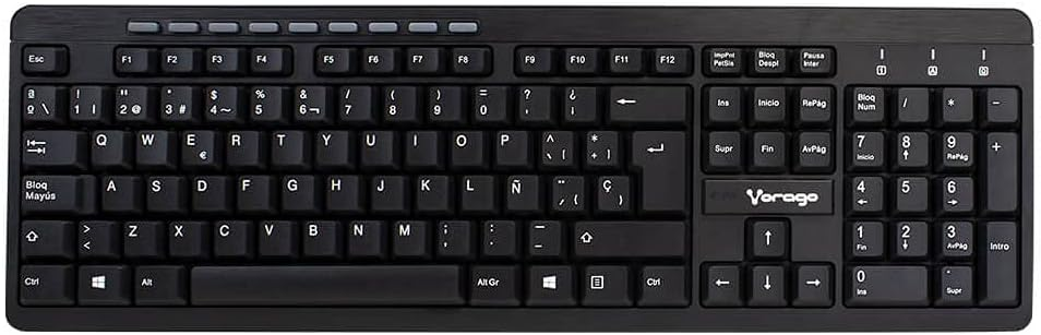 Kit De Teclado Y Mouse Vorago KM-304 Inalámbrico USB Español