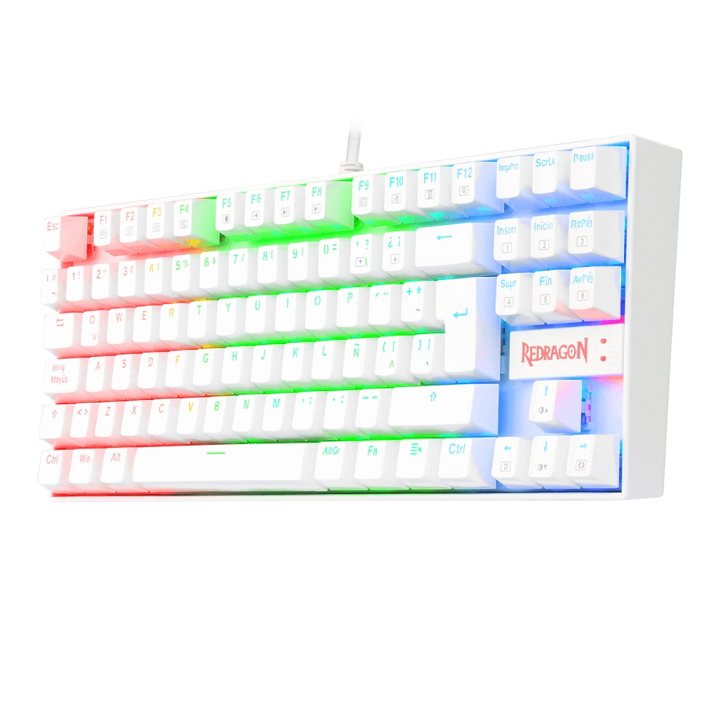 Teclado Mecánico Gamer Redragon Kumara K55 LED RGB Alámbrico Español